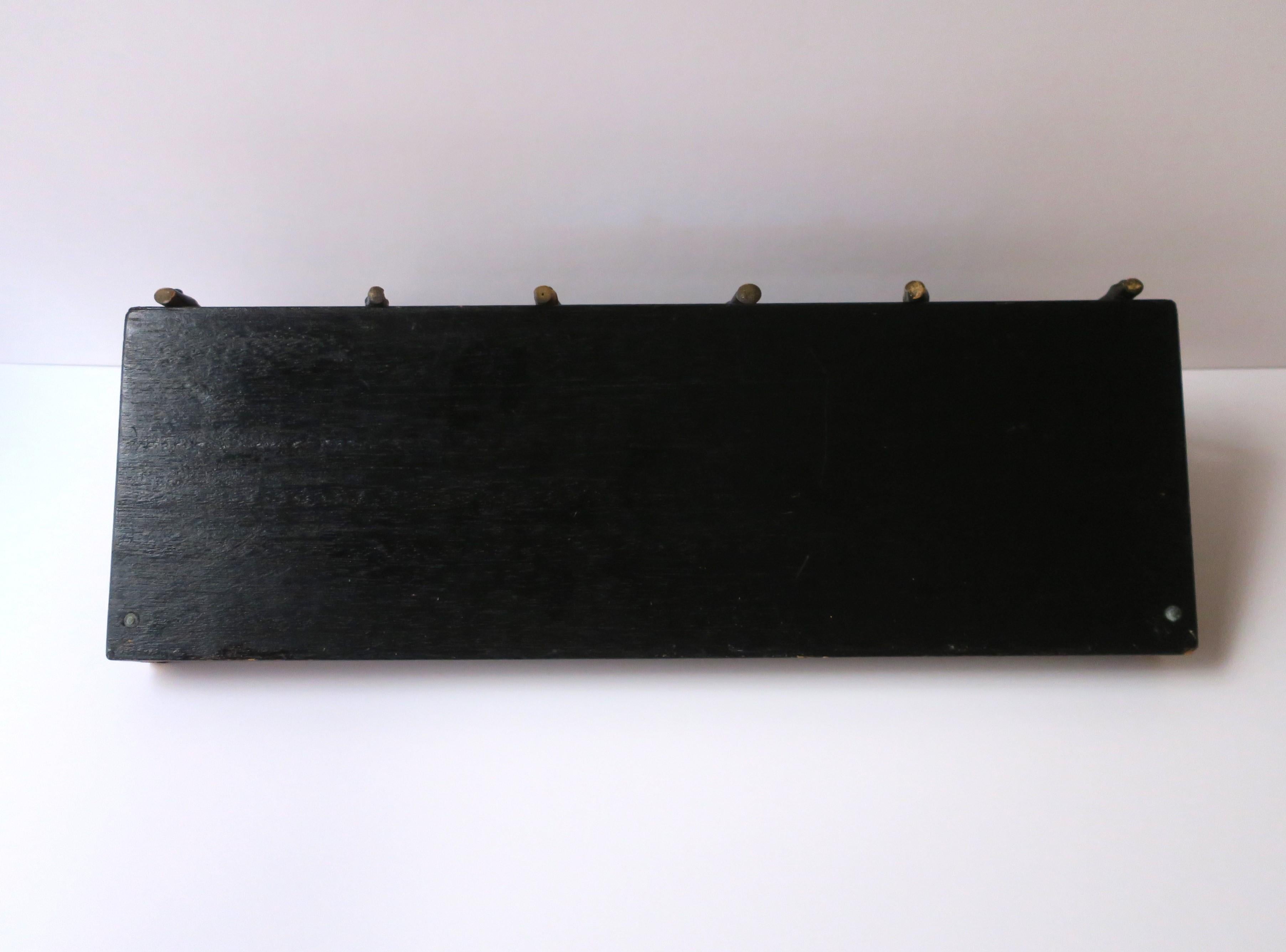 Bamboo Wall Shelf, early 20th century For Sale 10
