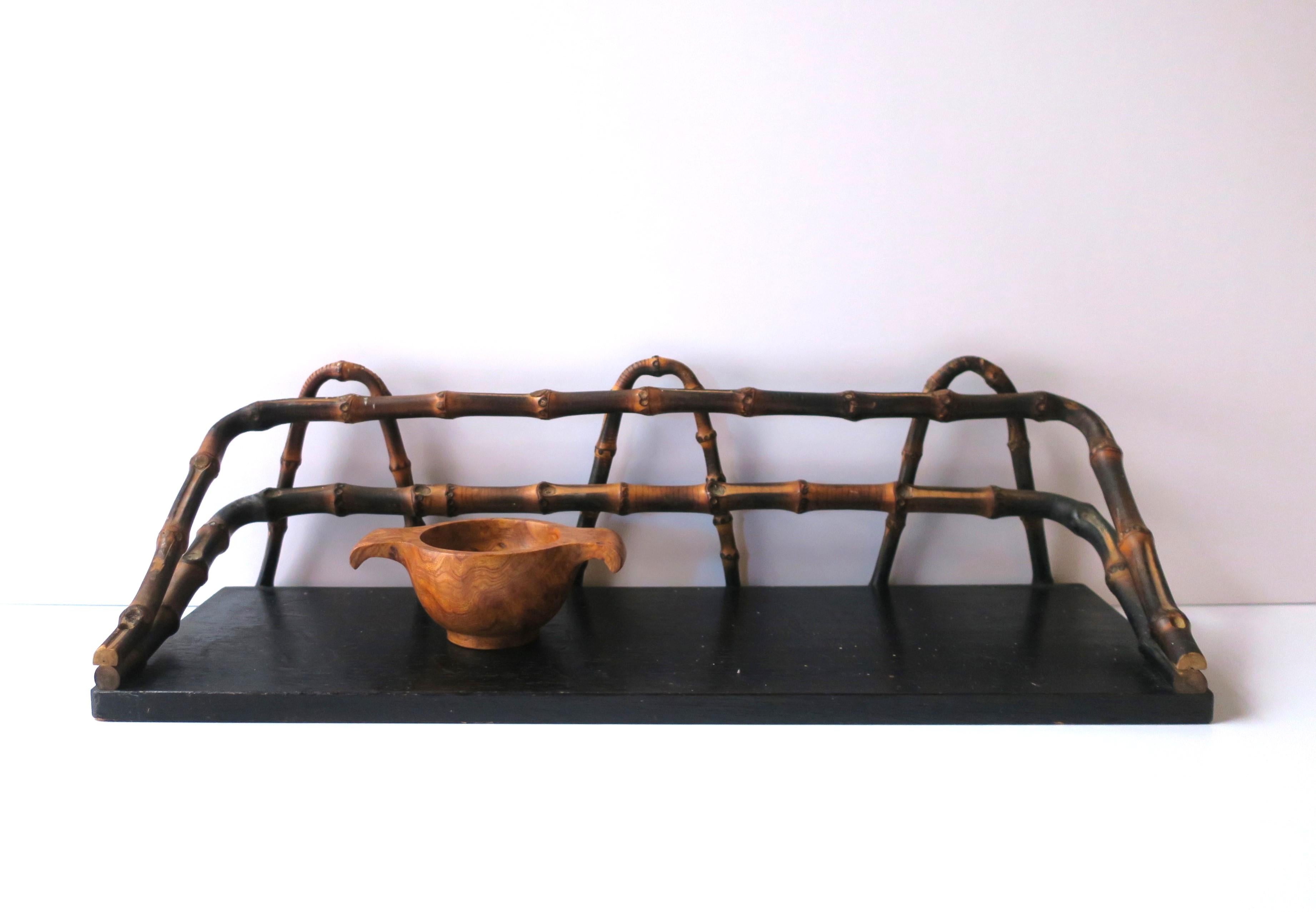 Bamboo Wall Shelf, early 20th century For Sale 1