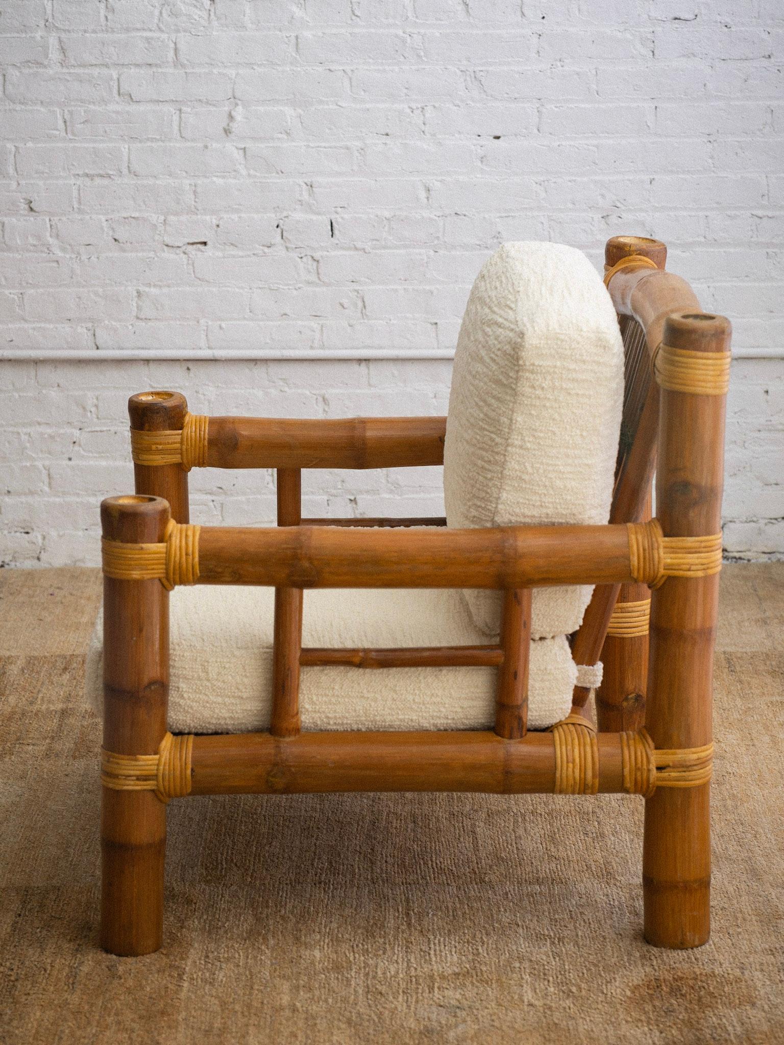 Bamboo Armchair in the Style of Antonio Budji Layug For Sale 2