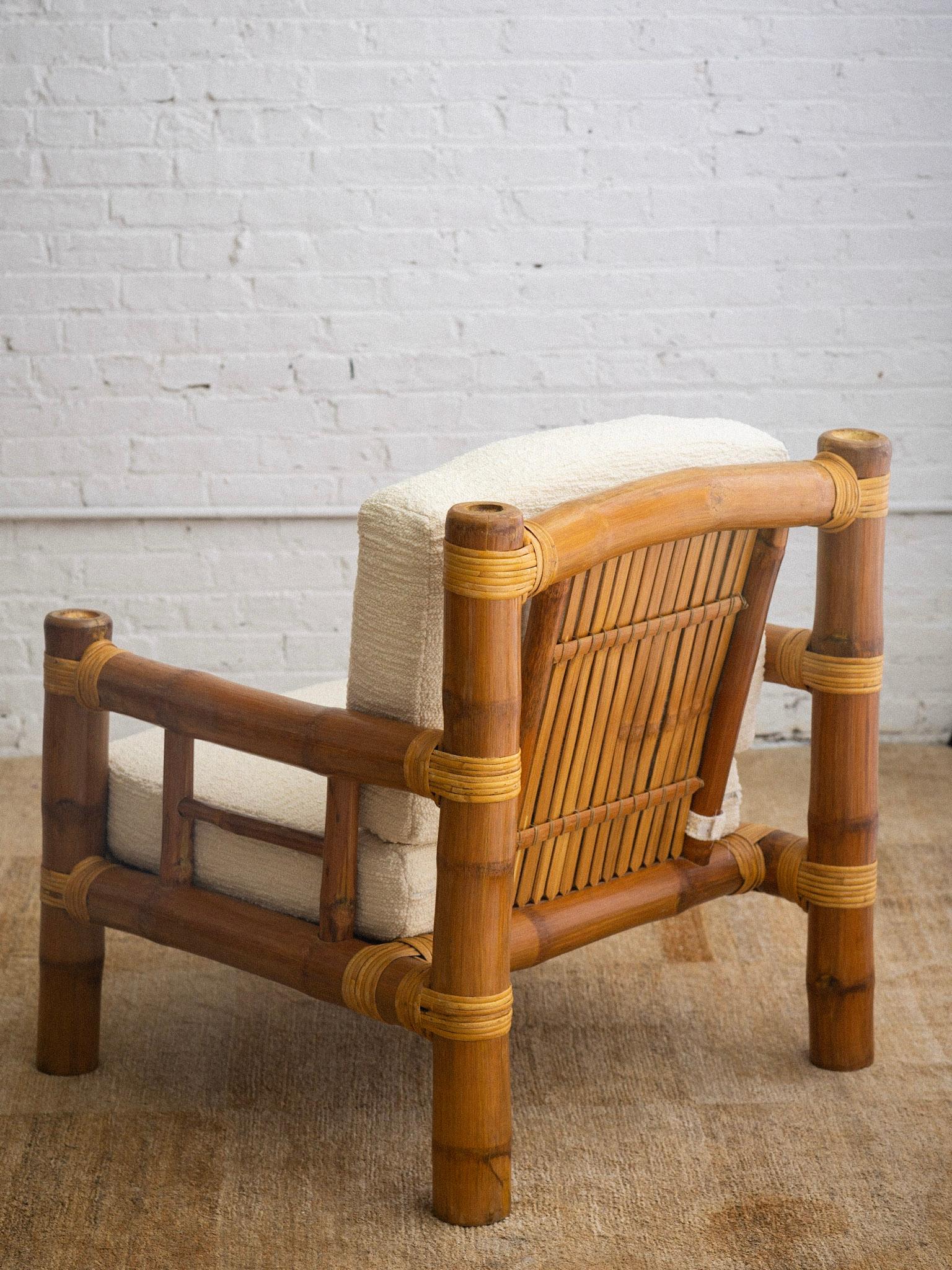 Bamboo Armchair in the Style of Antonio Budji Layug For Sale 3
