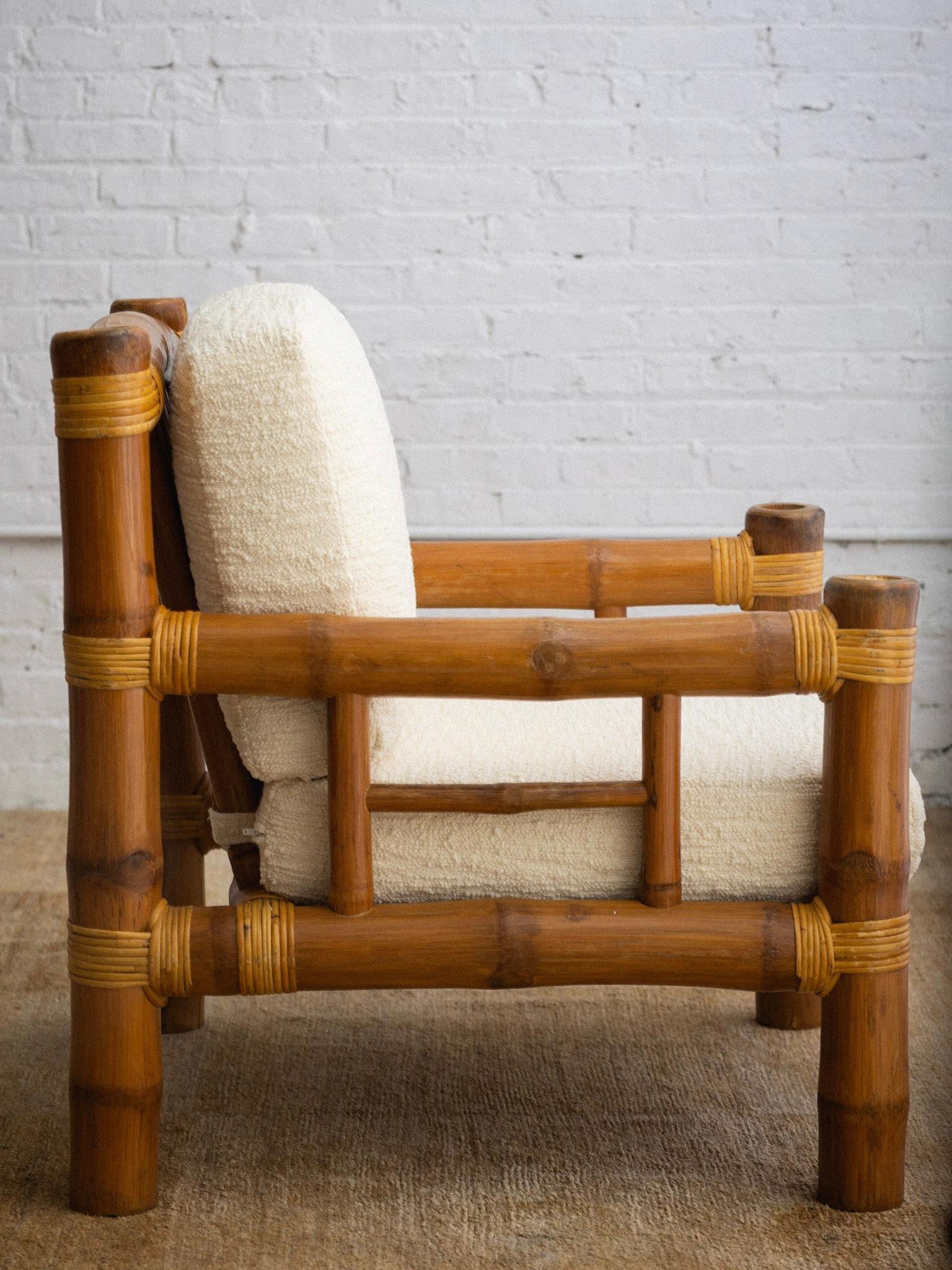 Bamboo Armchair in the Style of Antonio Budji Layug For Sale 6