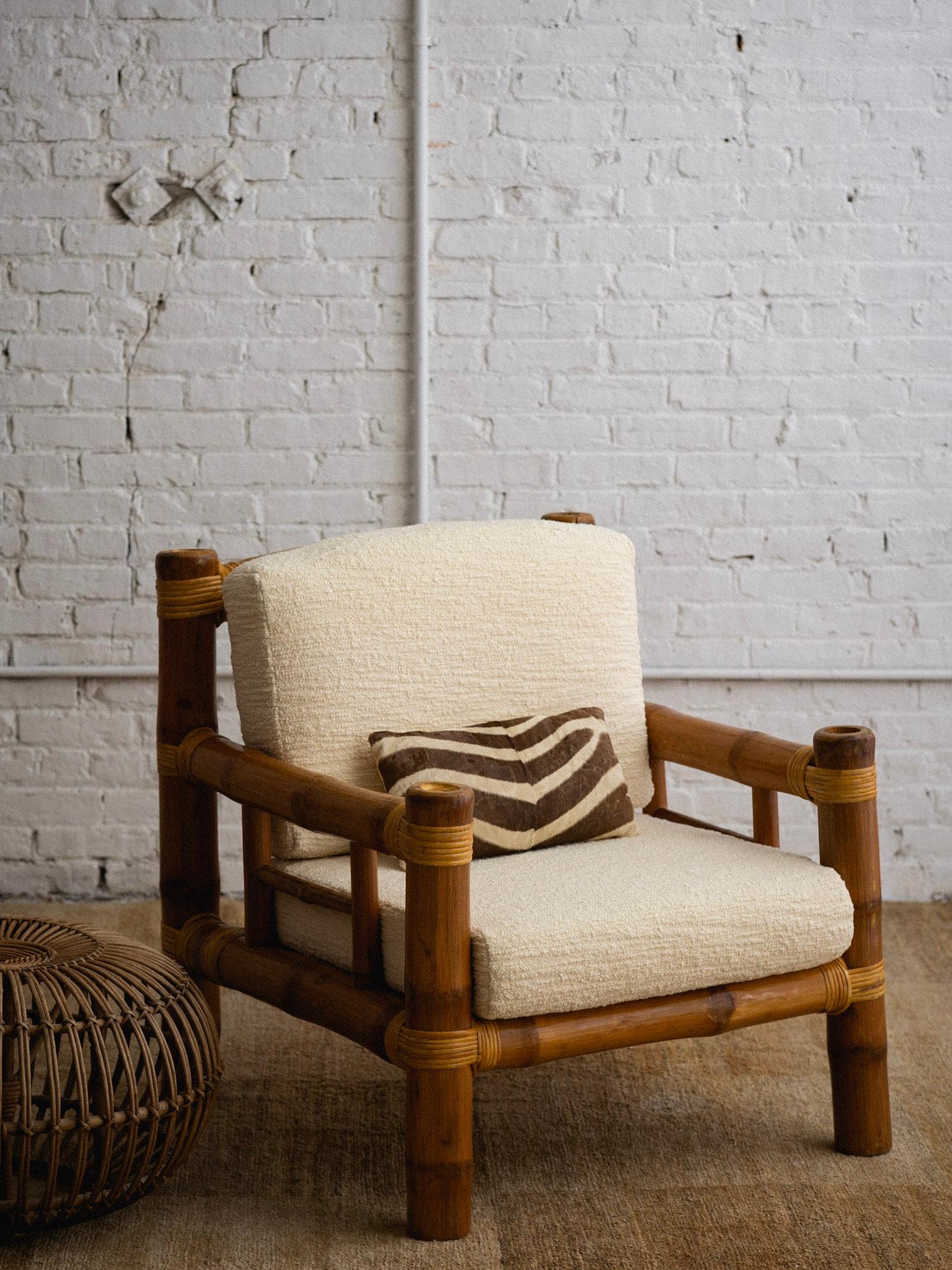 Bamboo Armchair in the Style of Antonio Budji Layug For Sale 10
