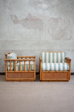 Bamboo Armchairs By Dal Vera – 1960s