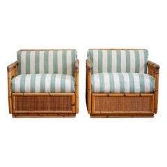 Bamboo Armchairs By Dal Vera – 1960s