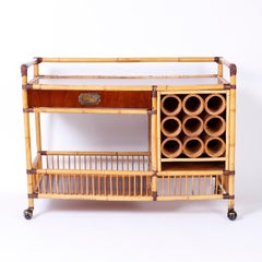 Bamboo Bar or Serving Cart