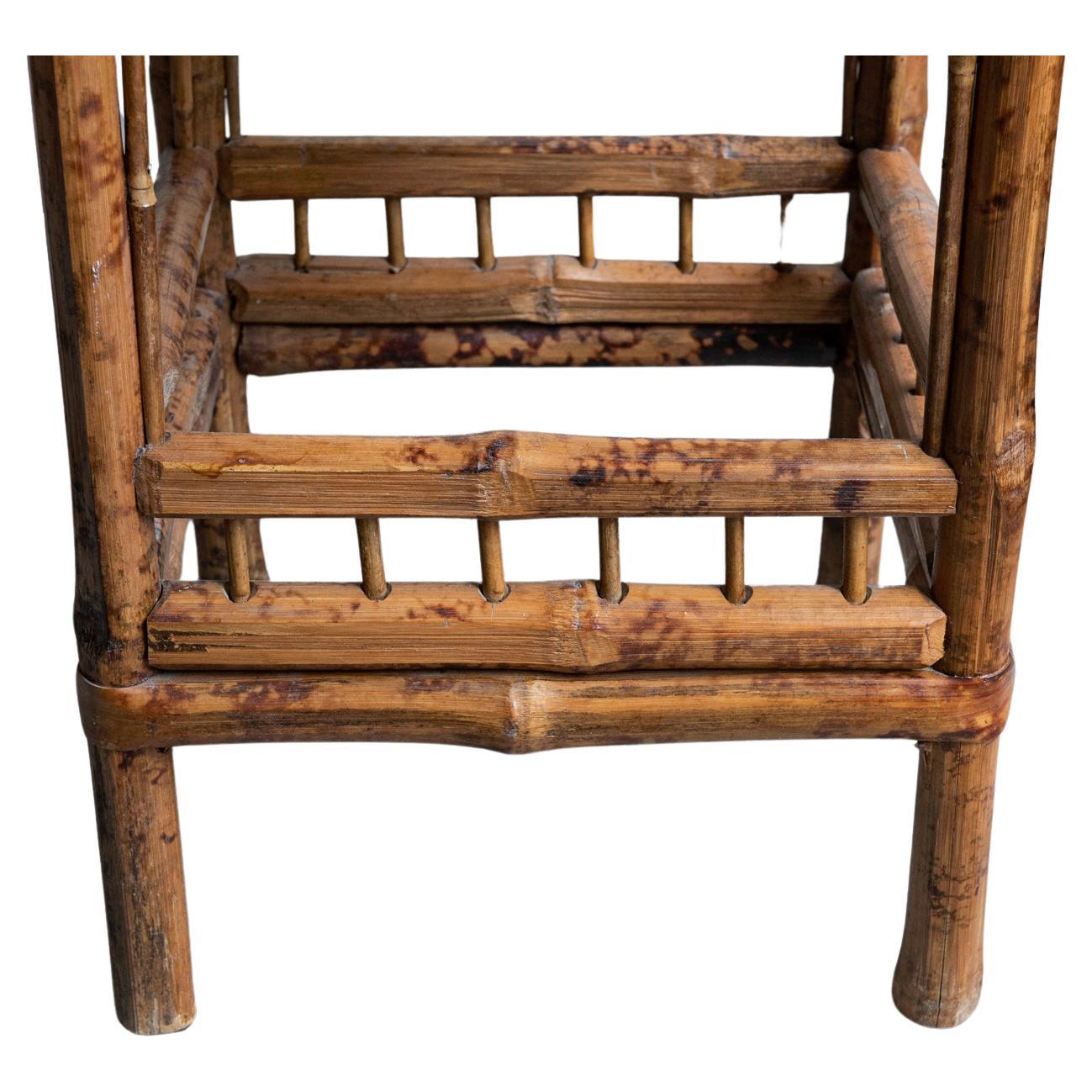 Bamboo Bar Stools In Excellent Condition For Sale In Alessandria, Piemonte