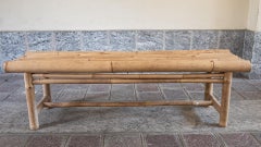 Hand-Crafted Bamboo Bench, Late 20th Century, Italian Design, 1990s