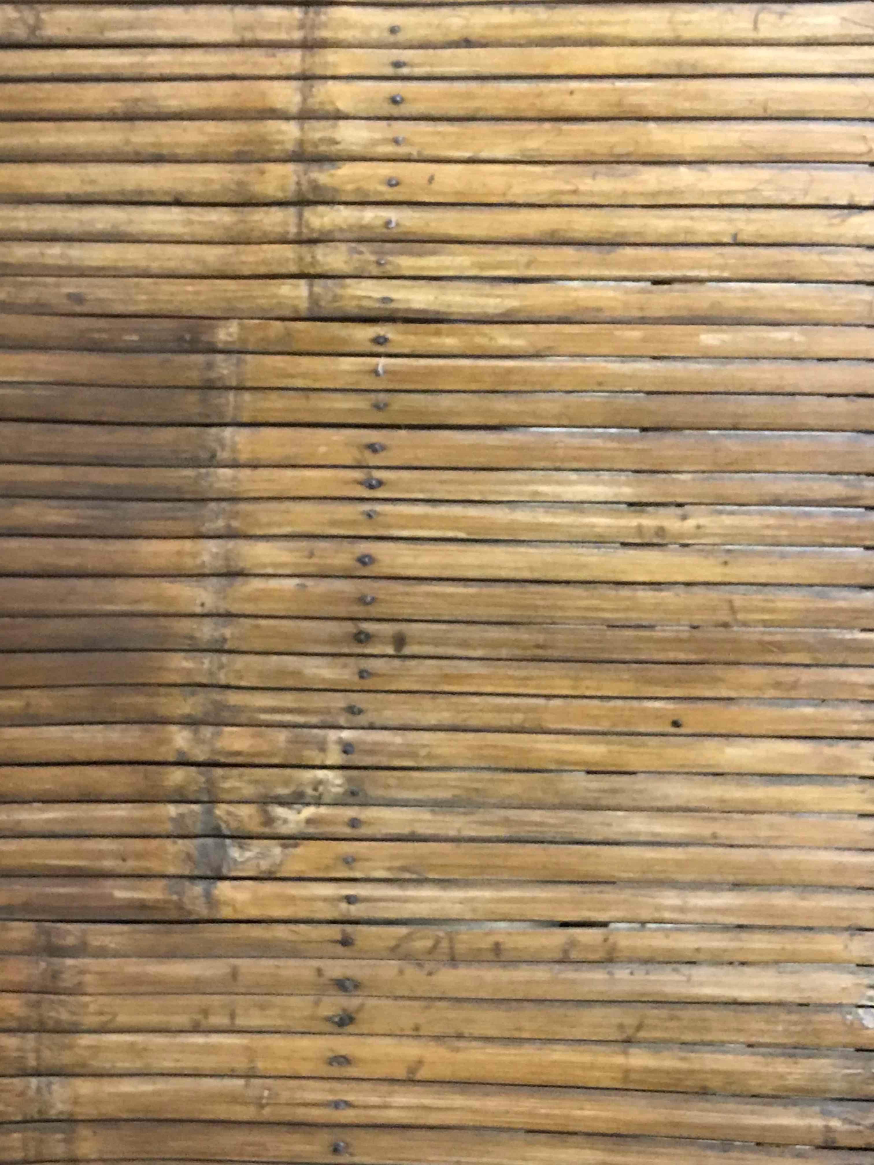 Edwardian Bamboo Bench