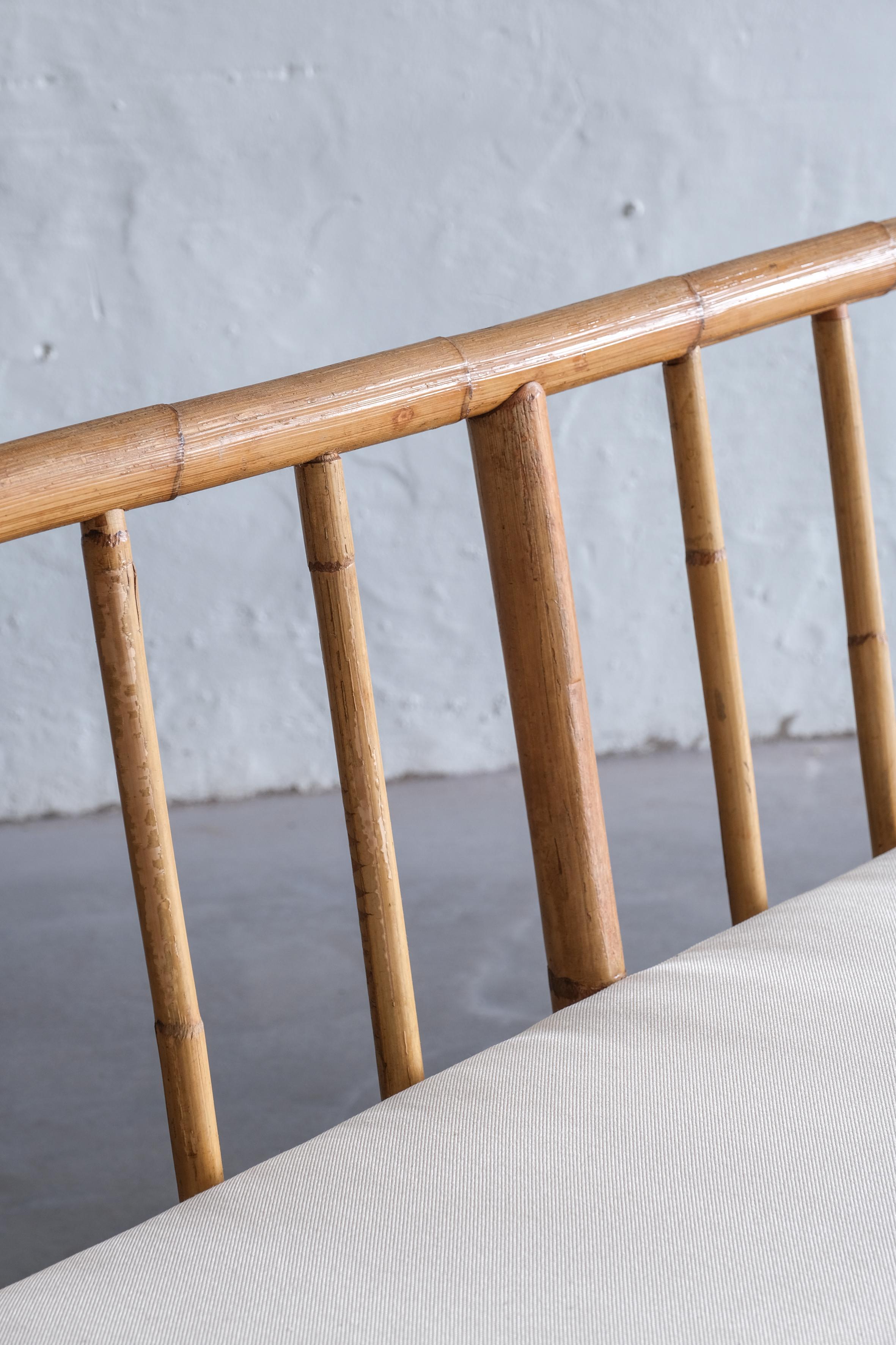 Textile Bamboo Bench Italy 70'