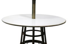 Bamboo Bistro Style Mid Century Willow and Reed Dinette Set att. to Henry Olko