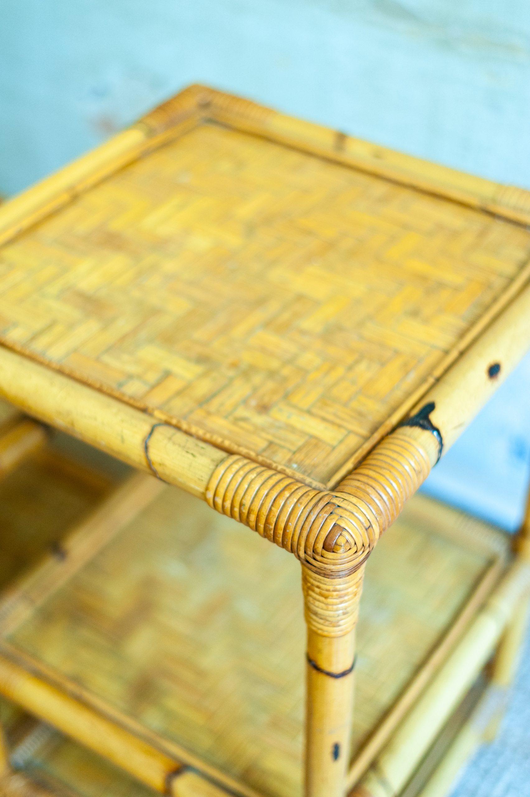 Bamboo Bookshelf – 1970s For Sale 1