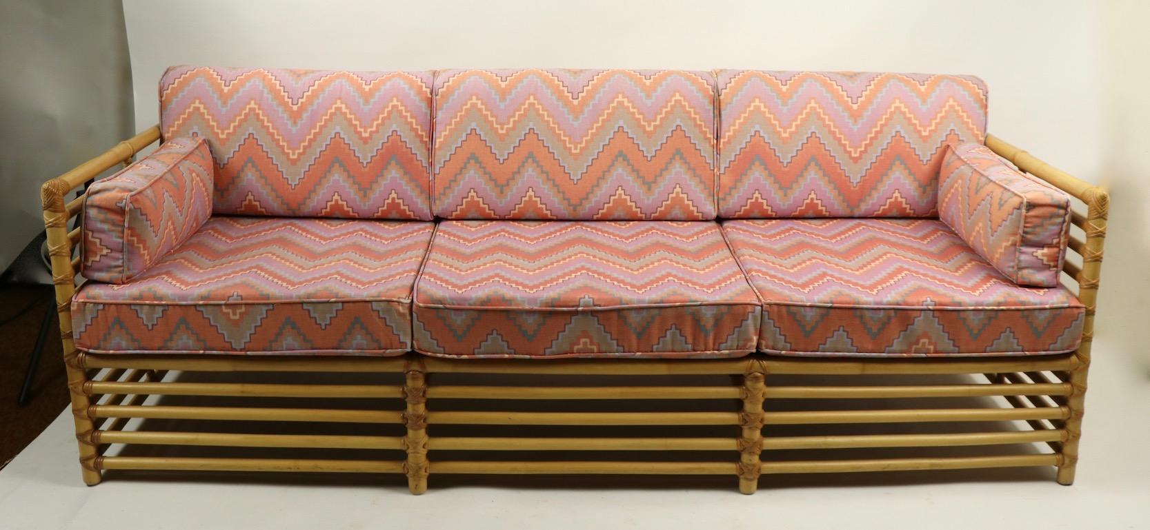 Bamboo Box Sofa by Henry Olko for Willow and Reed 2