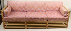 Bamboo Box Sofa by Henry Olko for Willow and Reed