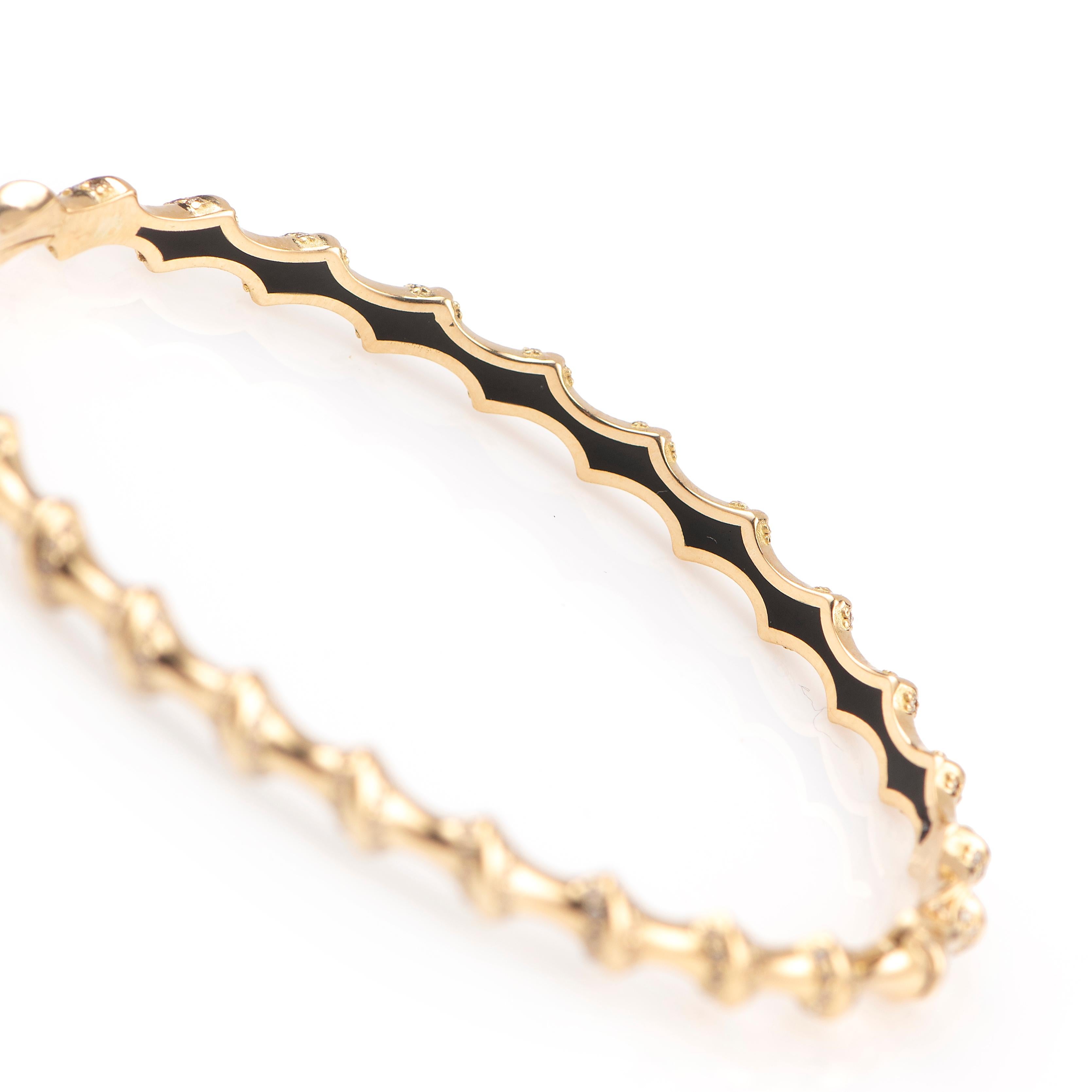 bamboo bracelet gold
