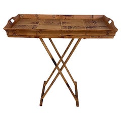 Bamboo Butler's Tray and Stand