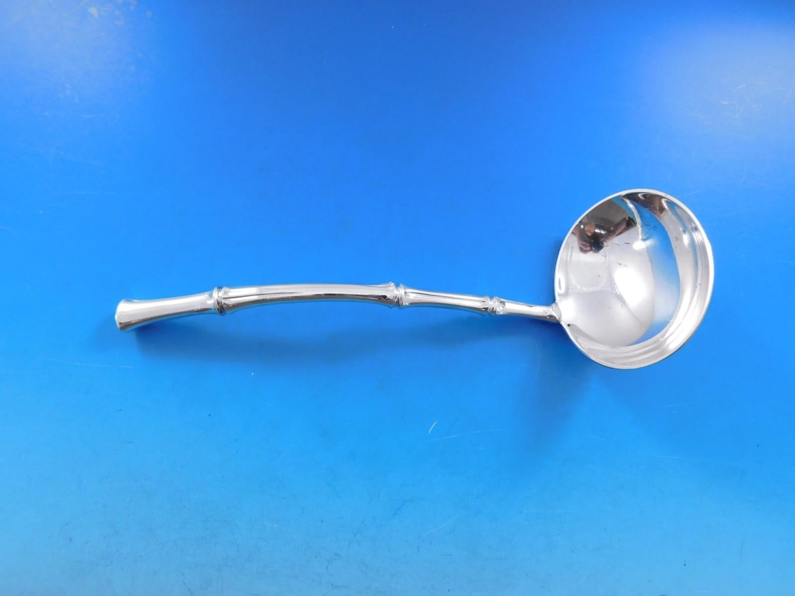 Bamboo by Tiffany Sterling Silber Besteck Set für 12 Service 75 Stück Abendessen im Zustand „Hervorragend“ im Angebot in Big Bend, WI