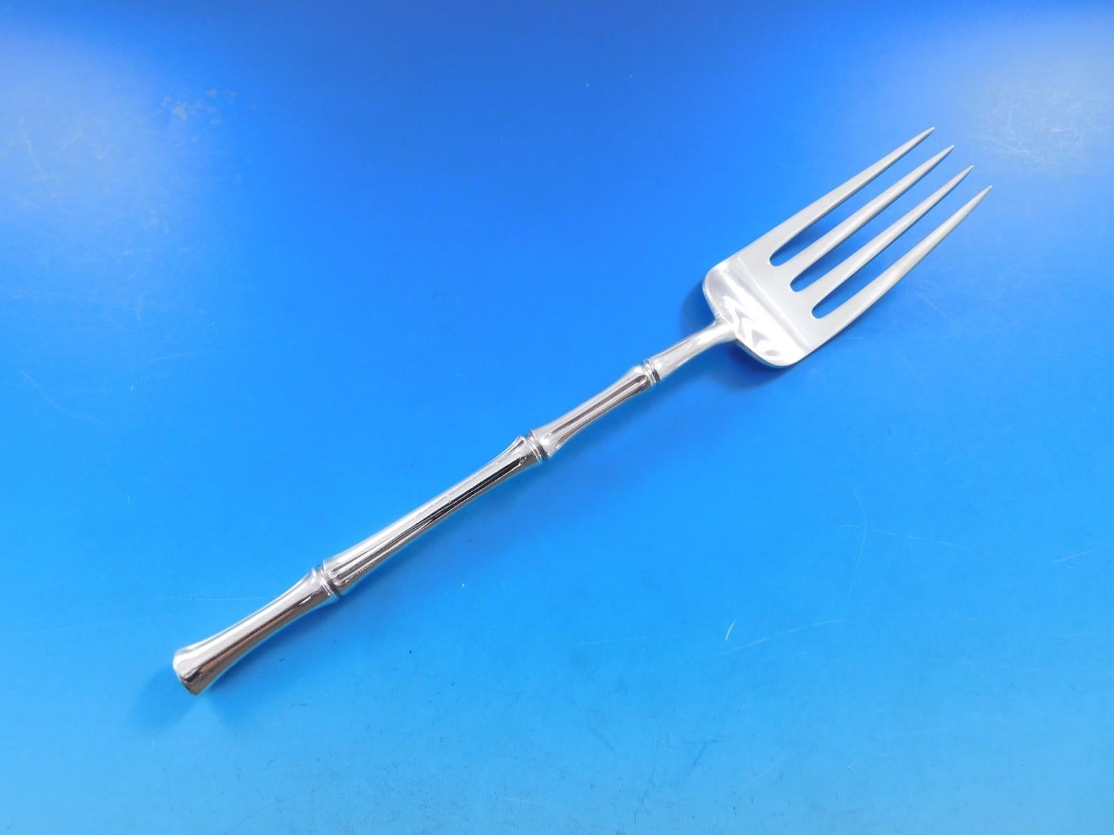 Bamboo by Tiffany Sterling Silber Besteck Set für 12 Service 75 Stück Abendessen (20. Jahrhundert) im Angebot