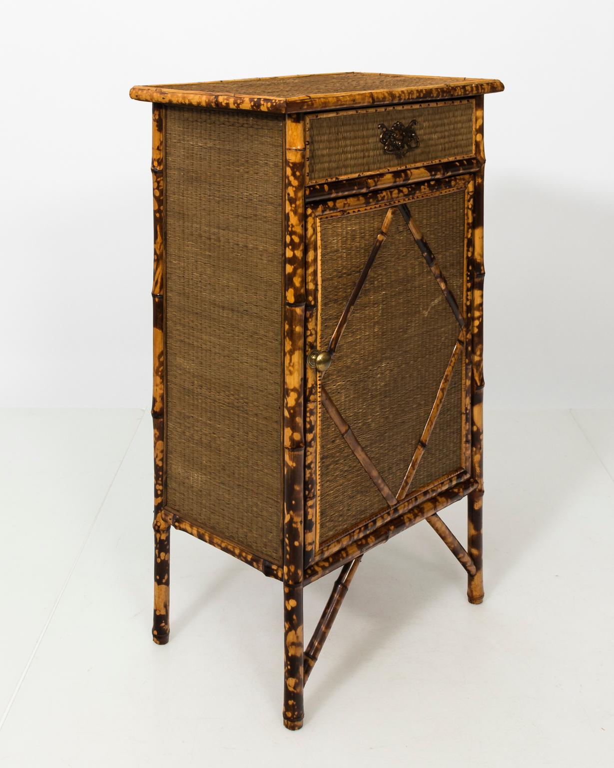 Brass Bamboo Cabinet, circa 1860