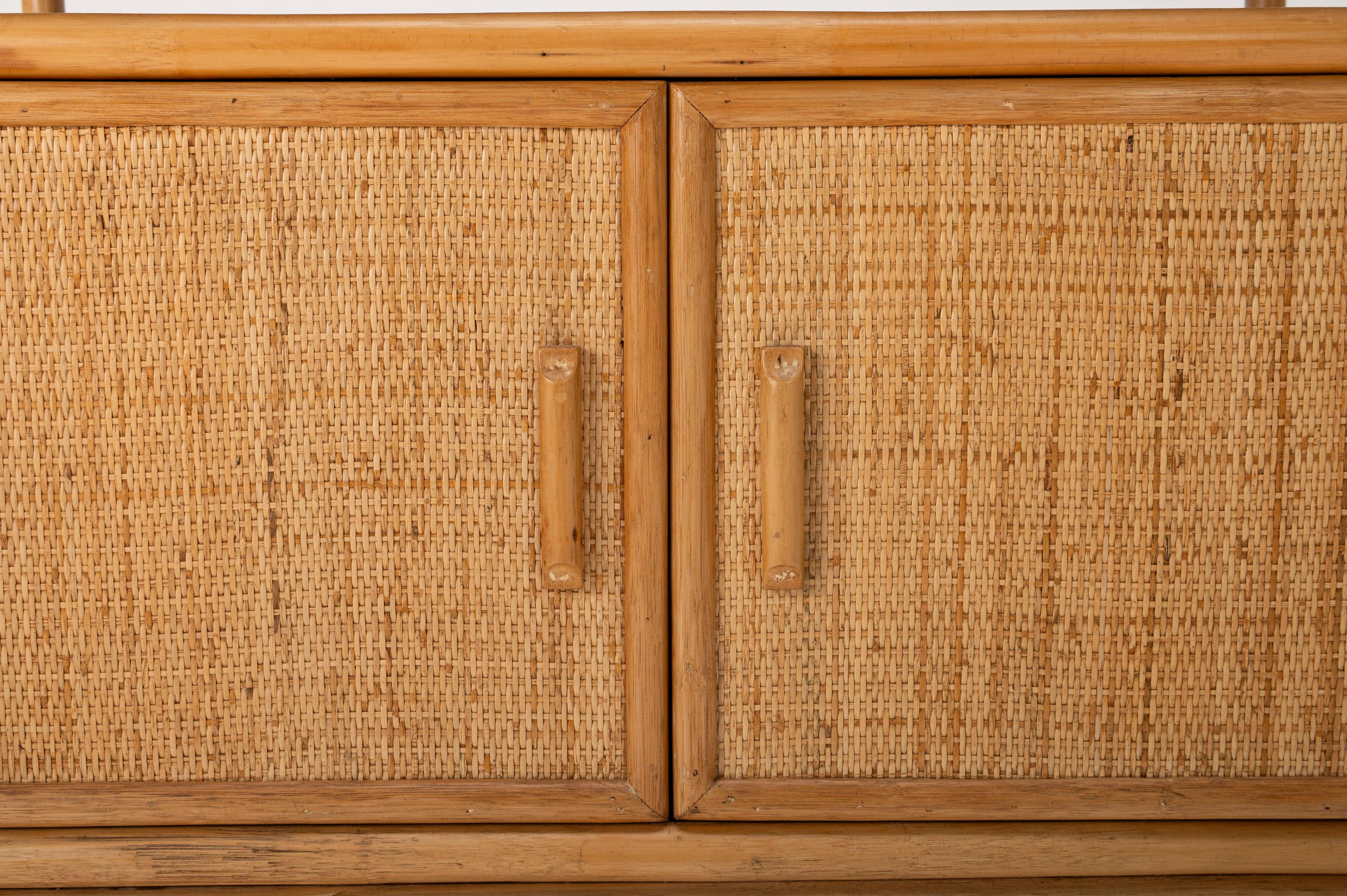 XX secolo Credenza in bambù in vendita