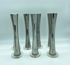 Bamboo Candleholders from Sambonet, Set of 7