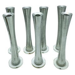 Bamboo Candleholders from Sambonet, Set of 7