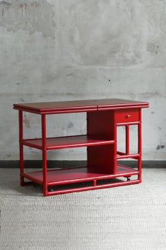 Bamboo cart server buffet – Lyda Levi for McGuire San Francisco 1970