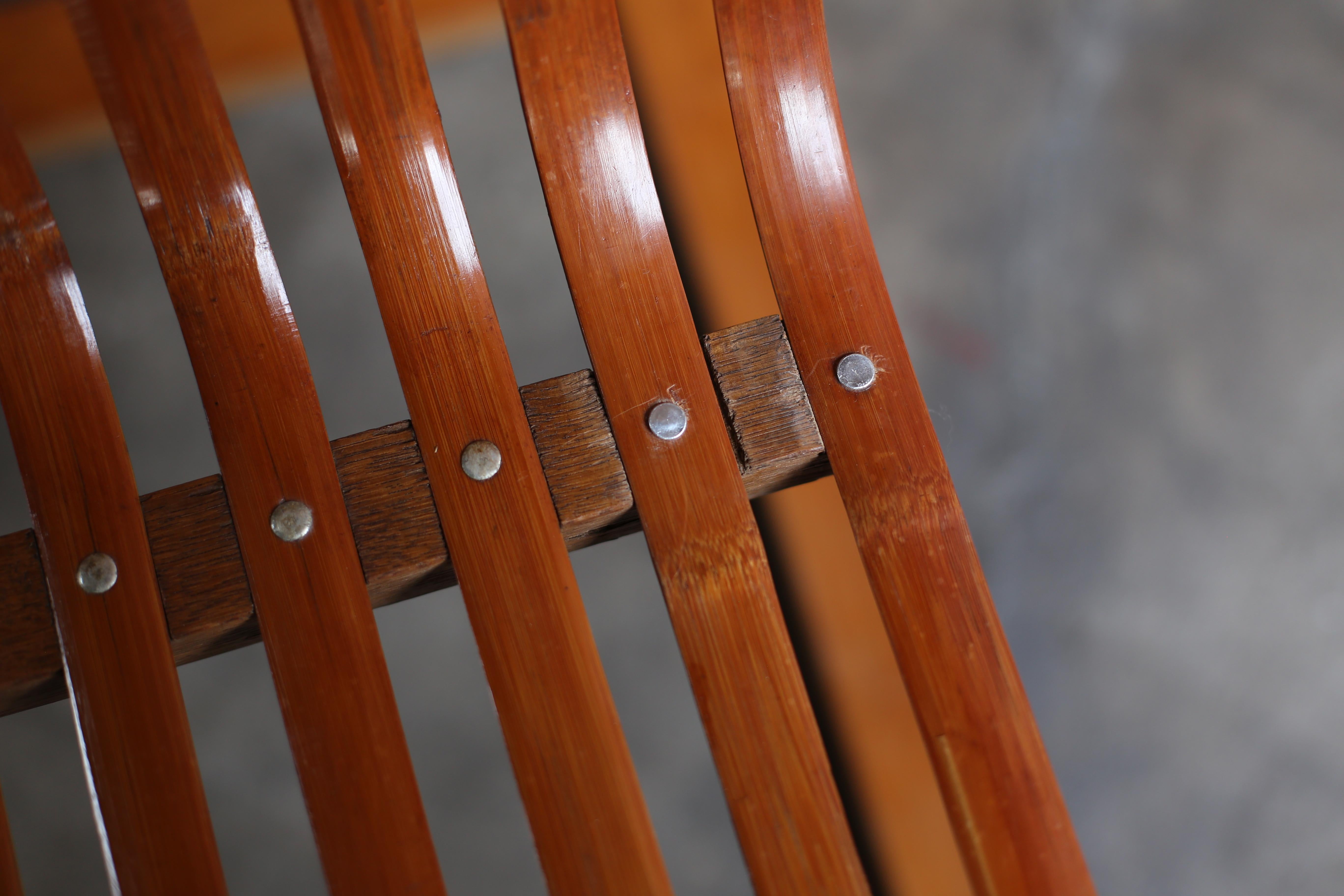 Bamboo Chair by Ubunji Kidokoro For Sale 4