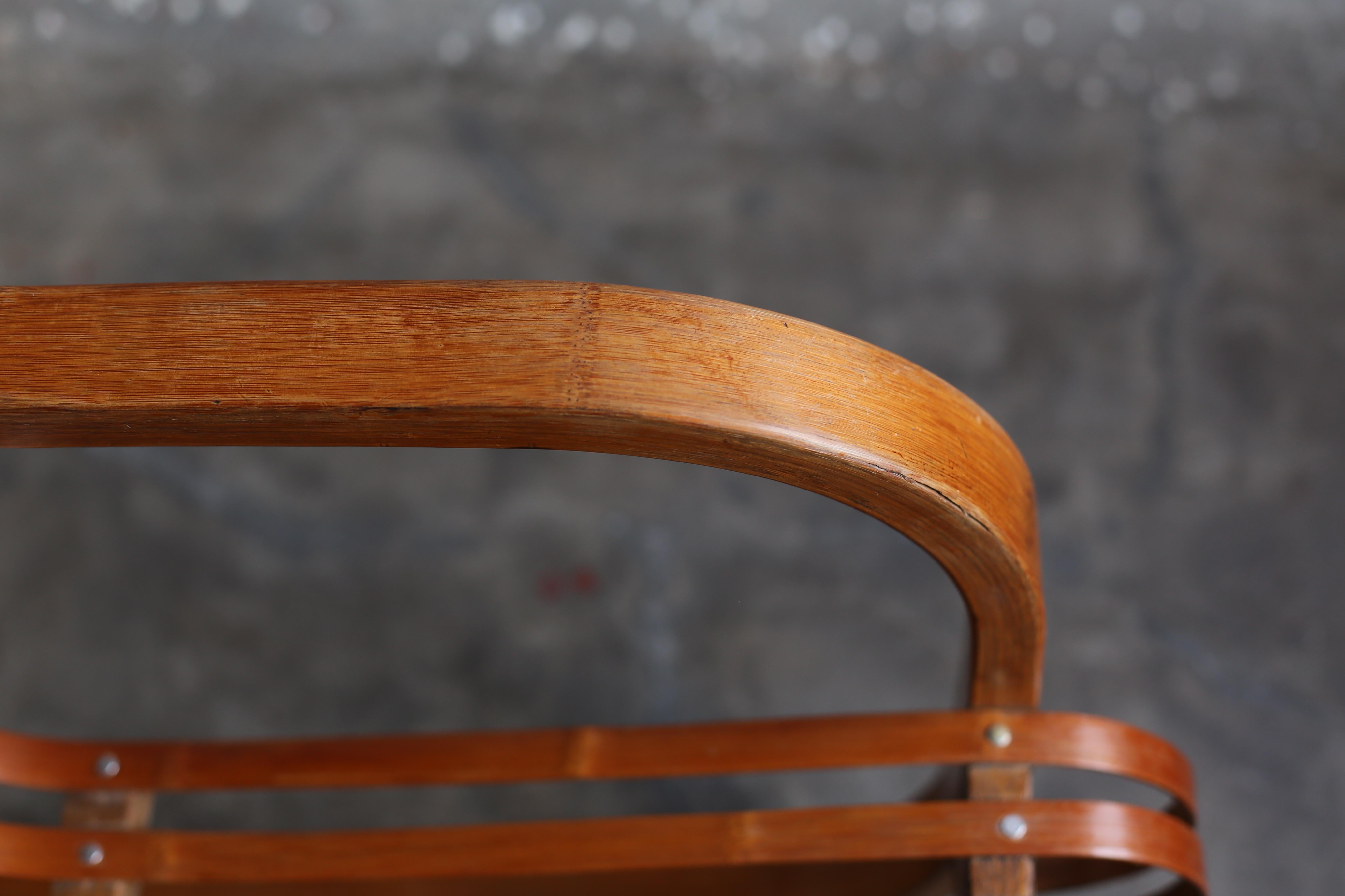 Bamboo Chair by Ubunji Kidokoro For Sale 7