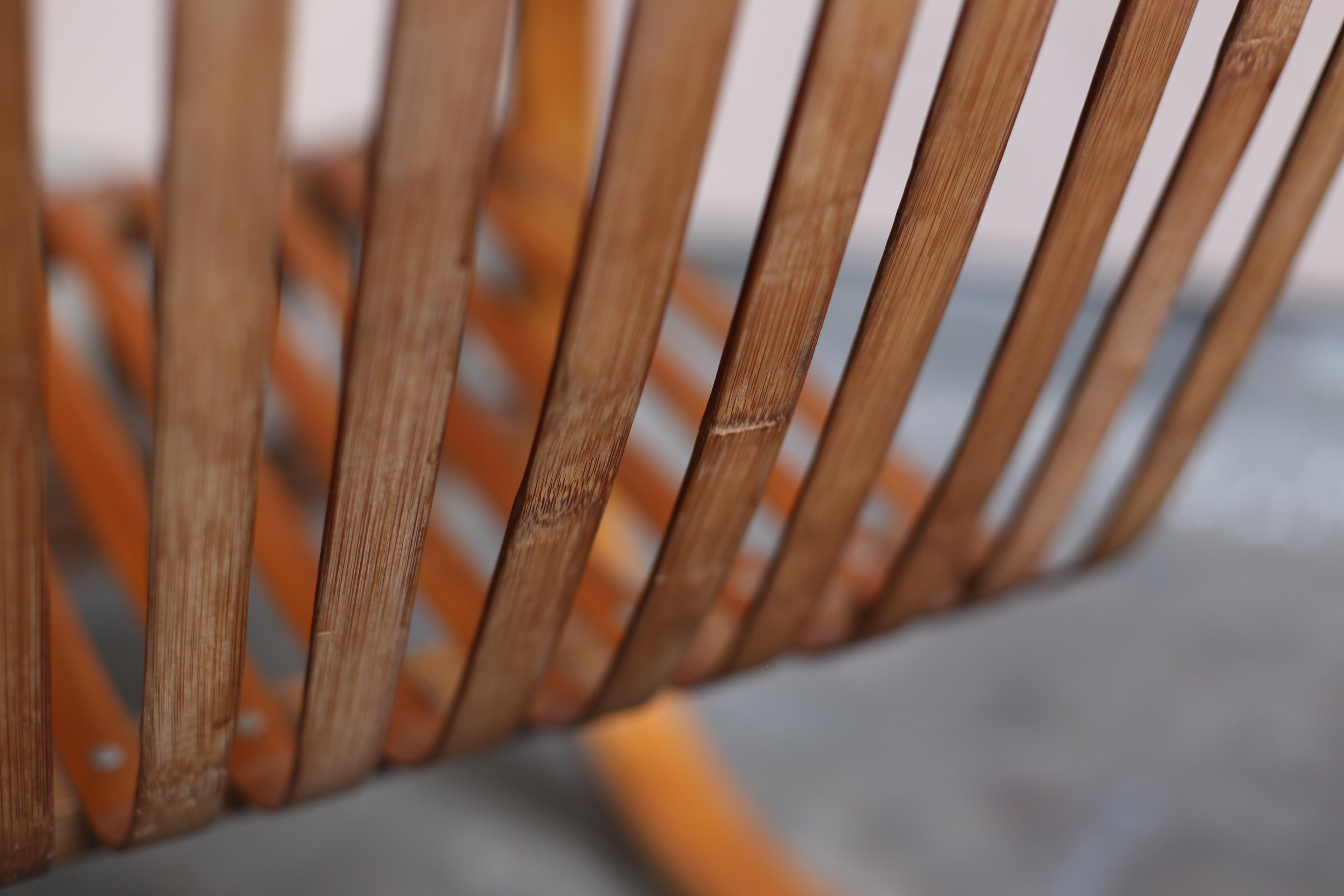 Bamboo Chair by Ubunji Kidokoro For Sale 9