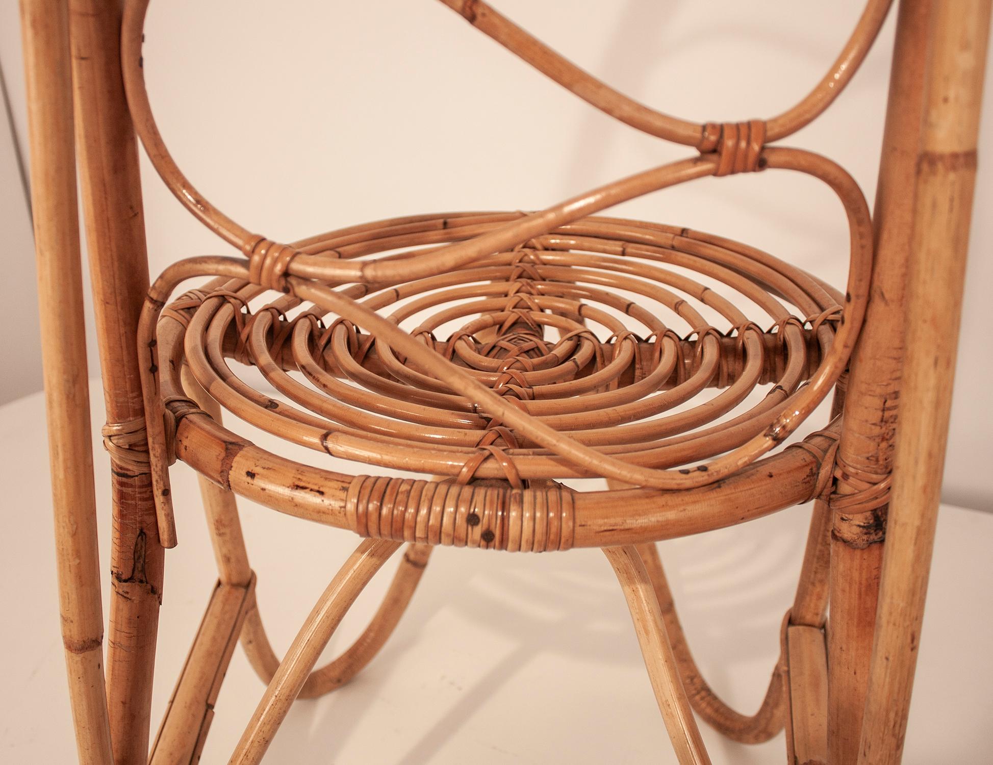 Bamboo Chair, Spain, 1960s 1