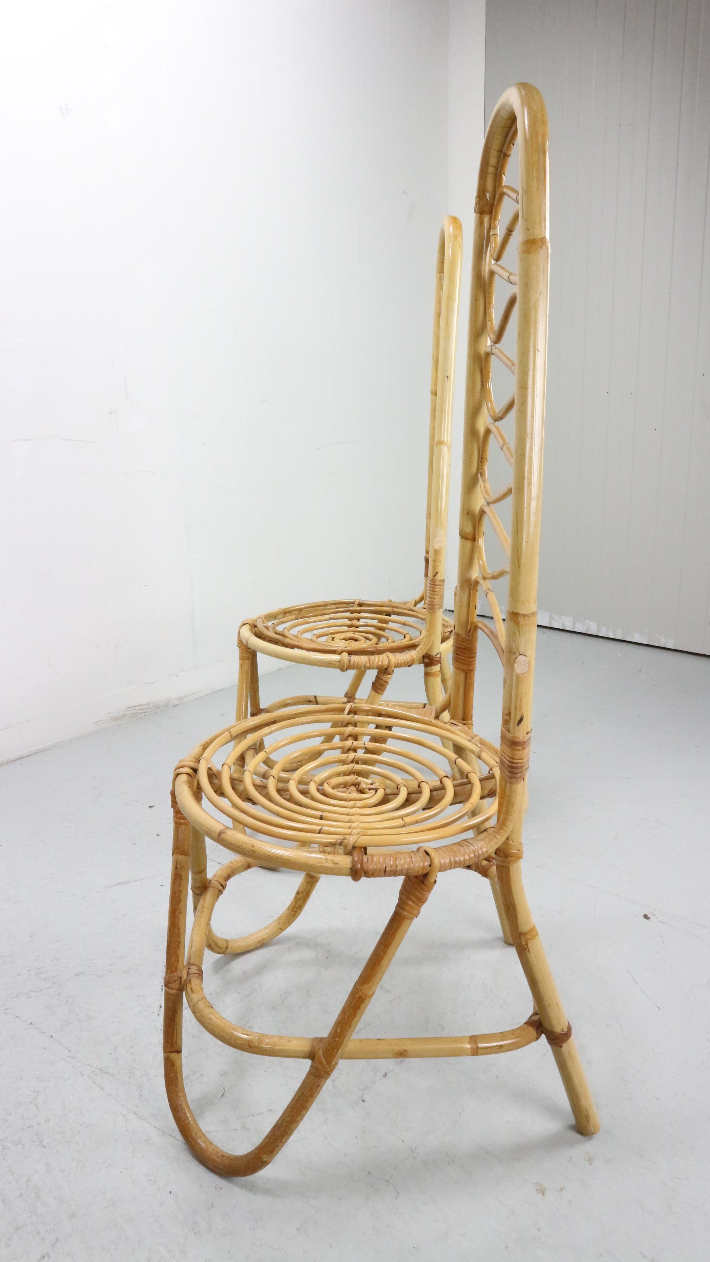 Bamboo Chairs by Dirk Van Sliedrecht for Rohe Noordwolde, 1960 For Sale 9