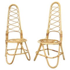 Bamboo Chairs by Dirk Van Sliedrecht for Rohe Noordwolde, 1960
