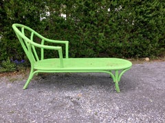 Bamboo Chaise Lounge Rattan Lounge Chair Shabby Chic