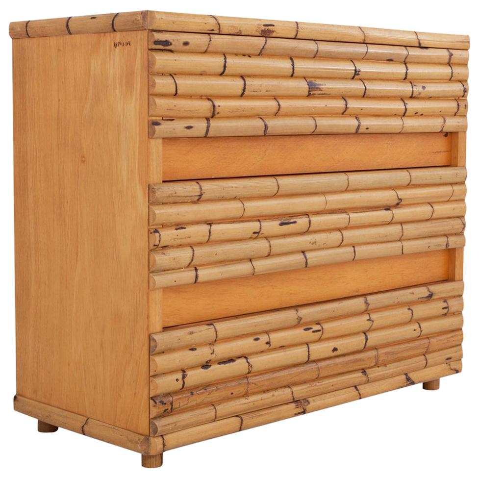 Bamboo Chest of Drawers by Venturini