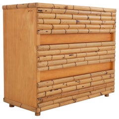 Vintage Bamboo Chest of Drawers by Venturini