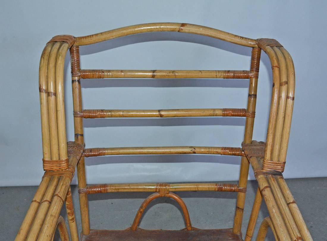 Adirondack Bamboo Club Chair