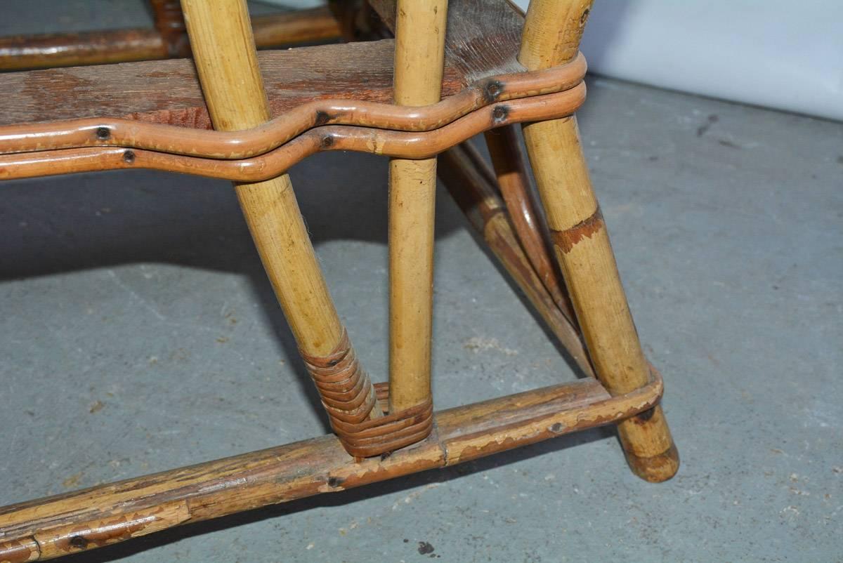 20th Century Bamboo Club Chair