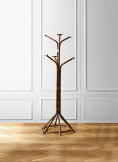 Bamboo coat hanger
