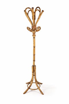 Bamboo Coat Rack in the manner of Albini, Mid-Century Italian Design, 1960