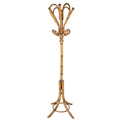Bamboo Coat Rack in the manner of Albini, Mid-Century Italian Design, 1960