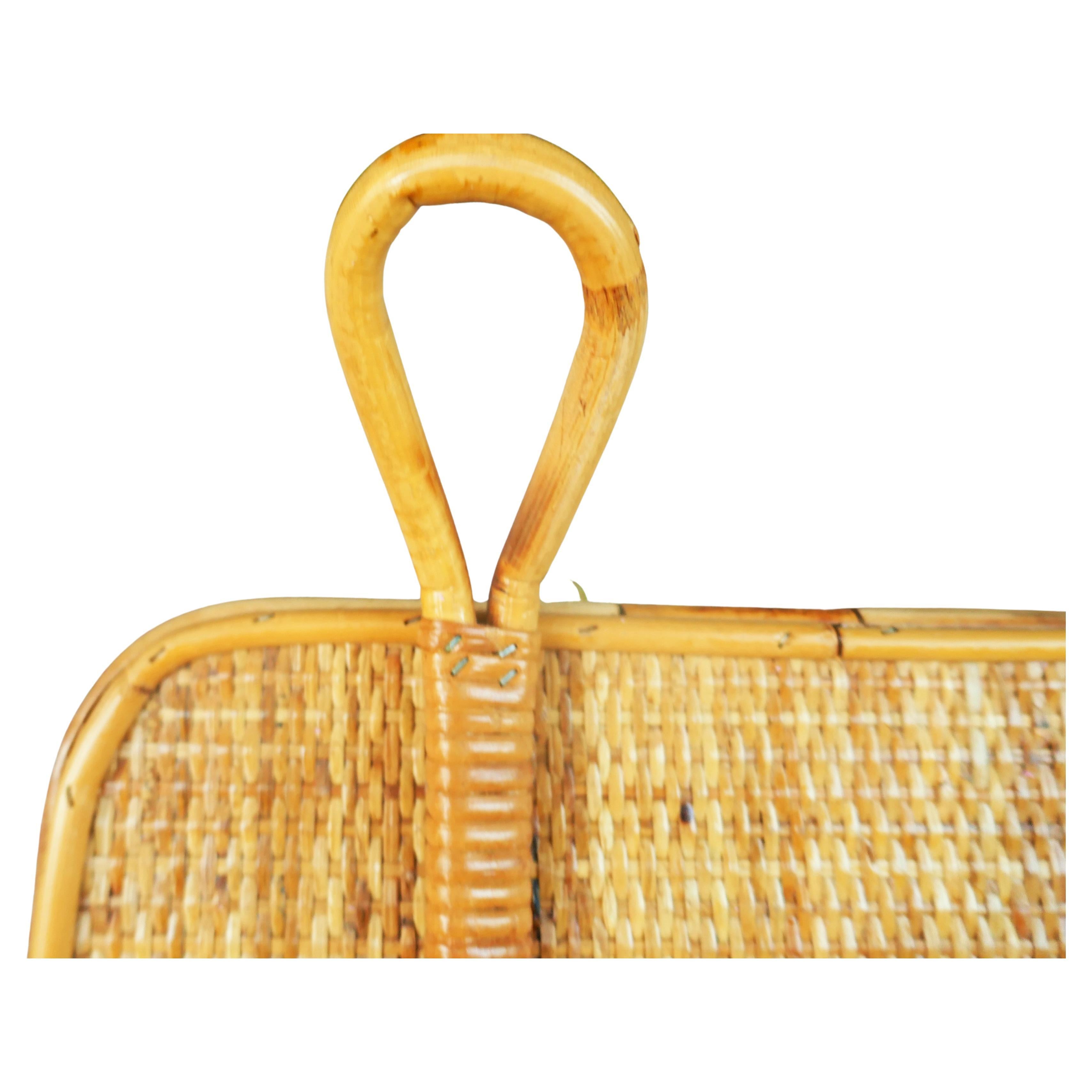 Italian Bamboo coat rack in the style of Vera Vivai del Sud. For Sale