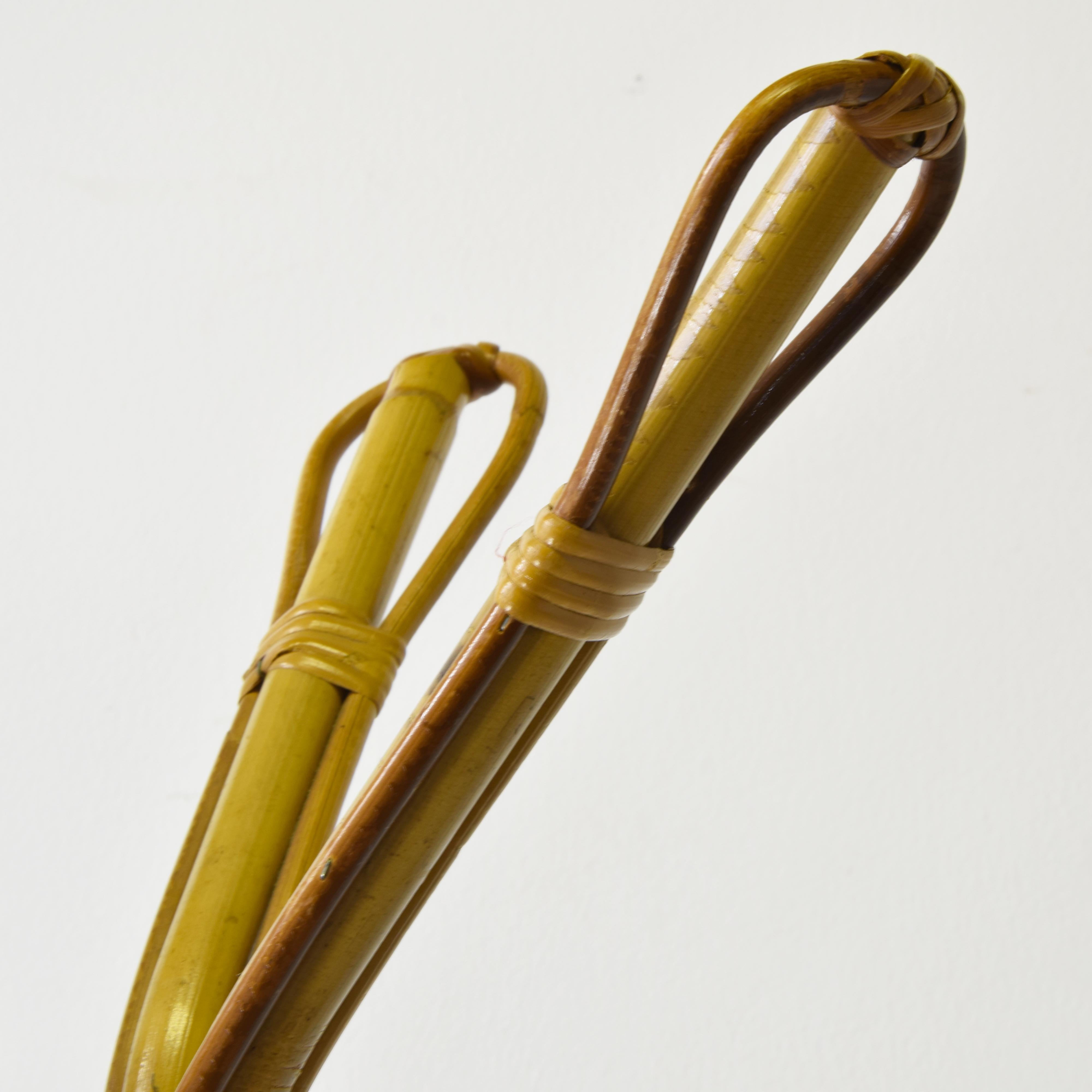 Perchero de bambú, fabricación italiana de los años 60. en venta 1