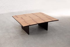 Bamboo Coffee Table Attributed to Axel Vervoordt, Belgium, 1980s