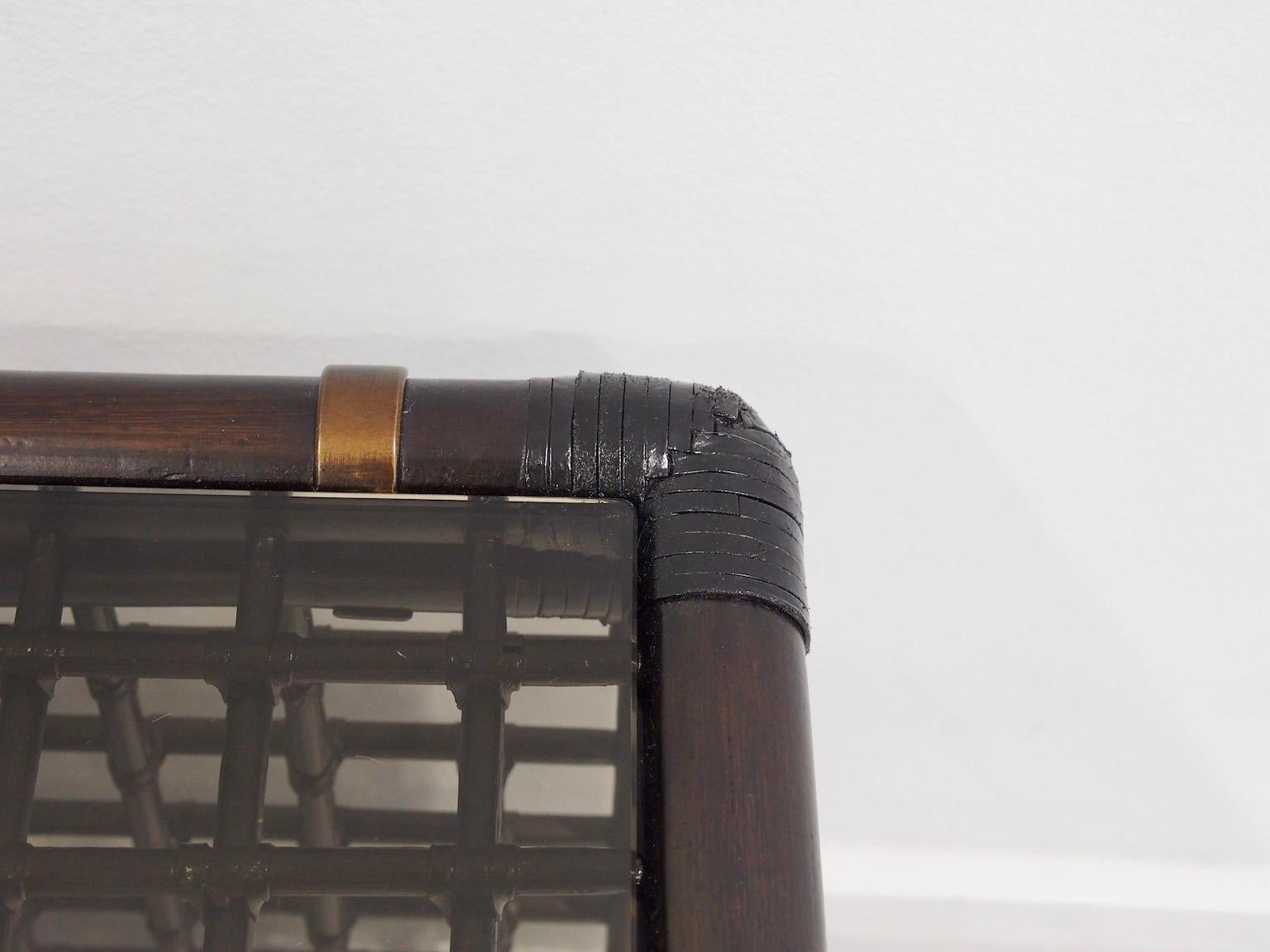 Bamboo Coffee Table Basilian by Afra and Tobia Scarpa In Good Condition For Sale In Madrid, ES