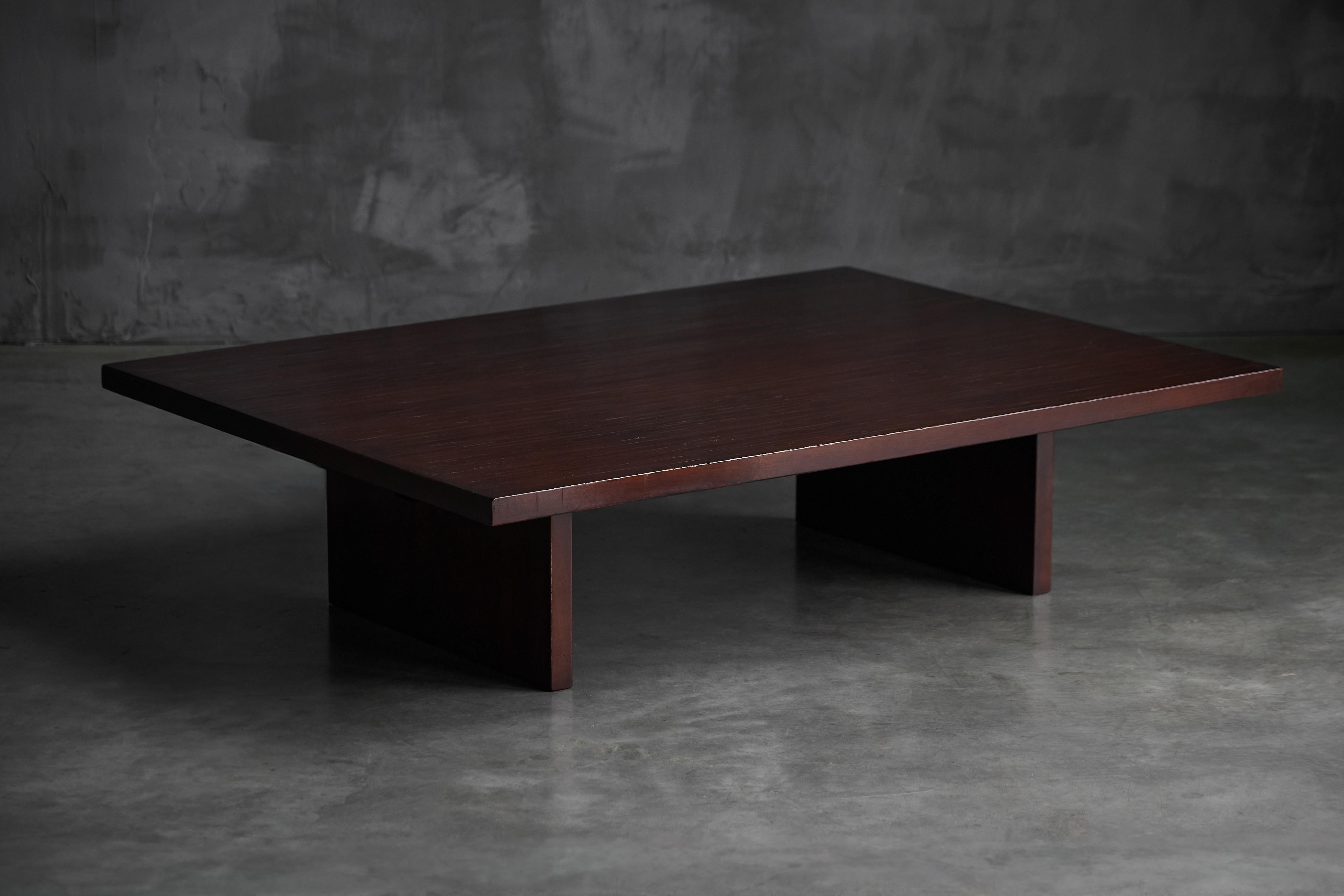 Bamboo Coffee Table by Axel Vervoordt, Belgium, 1980s For Sale 5