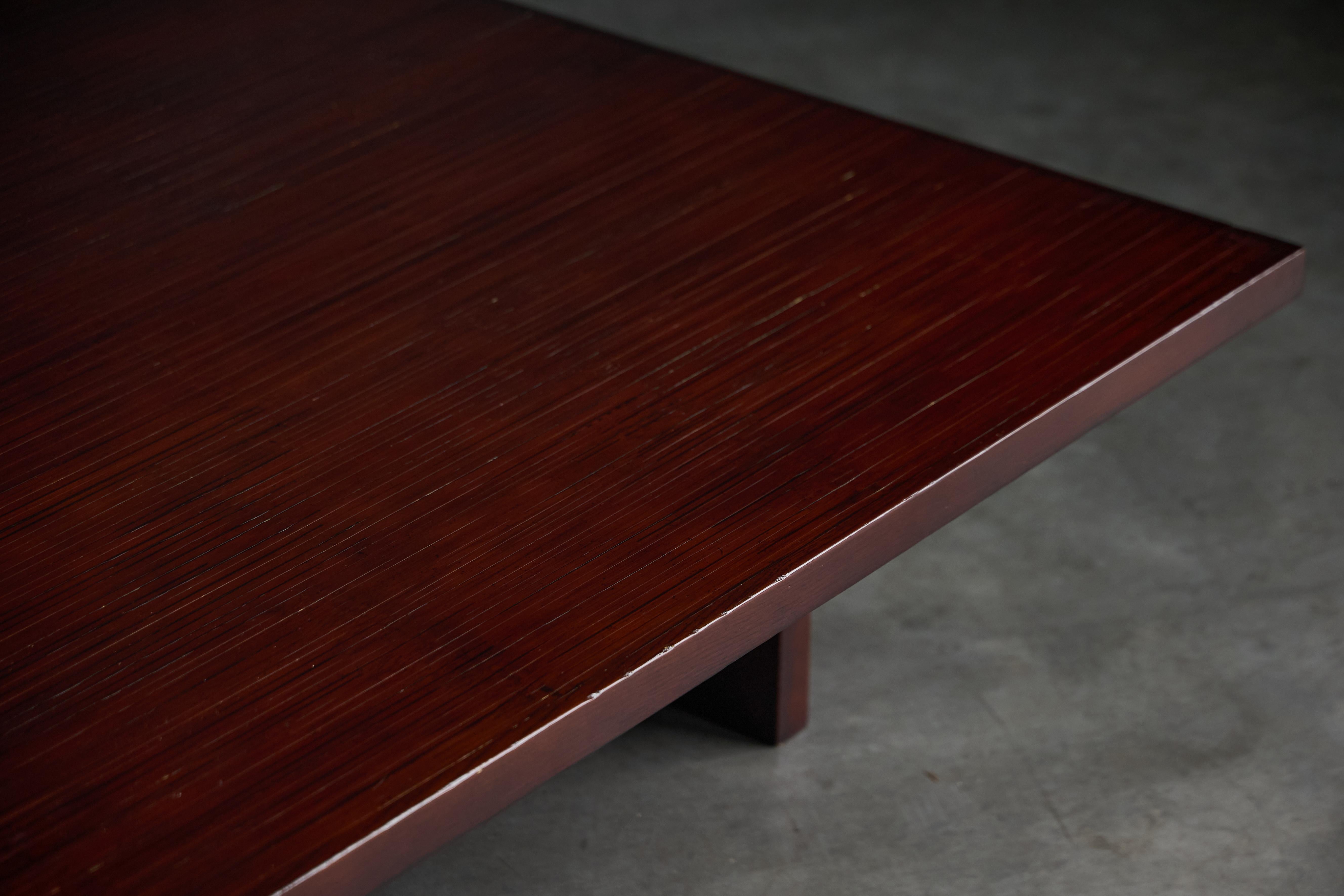 Bamboo Coffee Table by Axel Vervoordt, Belgium, 1980s For Sale 6