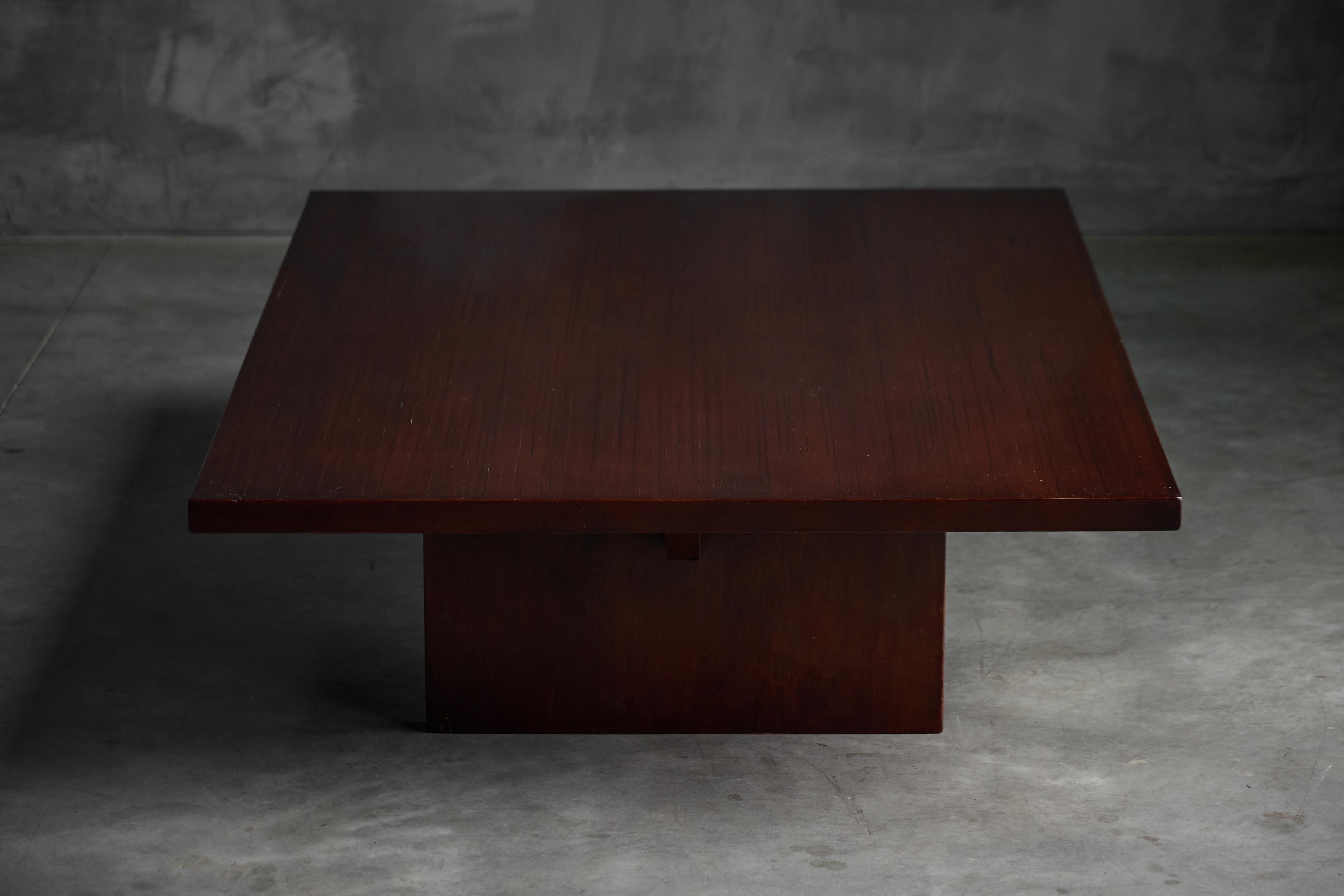 Bamboo Coffee Table by Axel Vervoordt, Belgium, 1980s For Sale 11