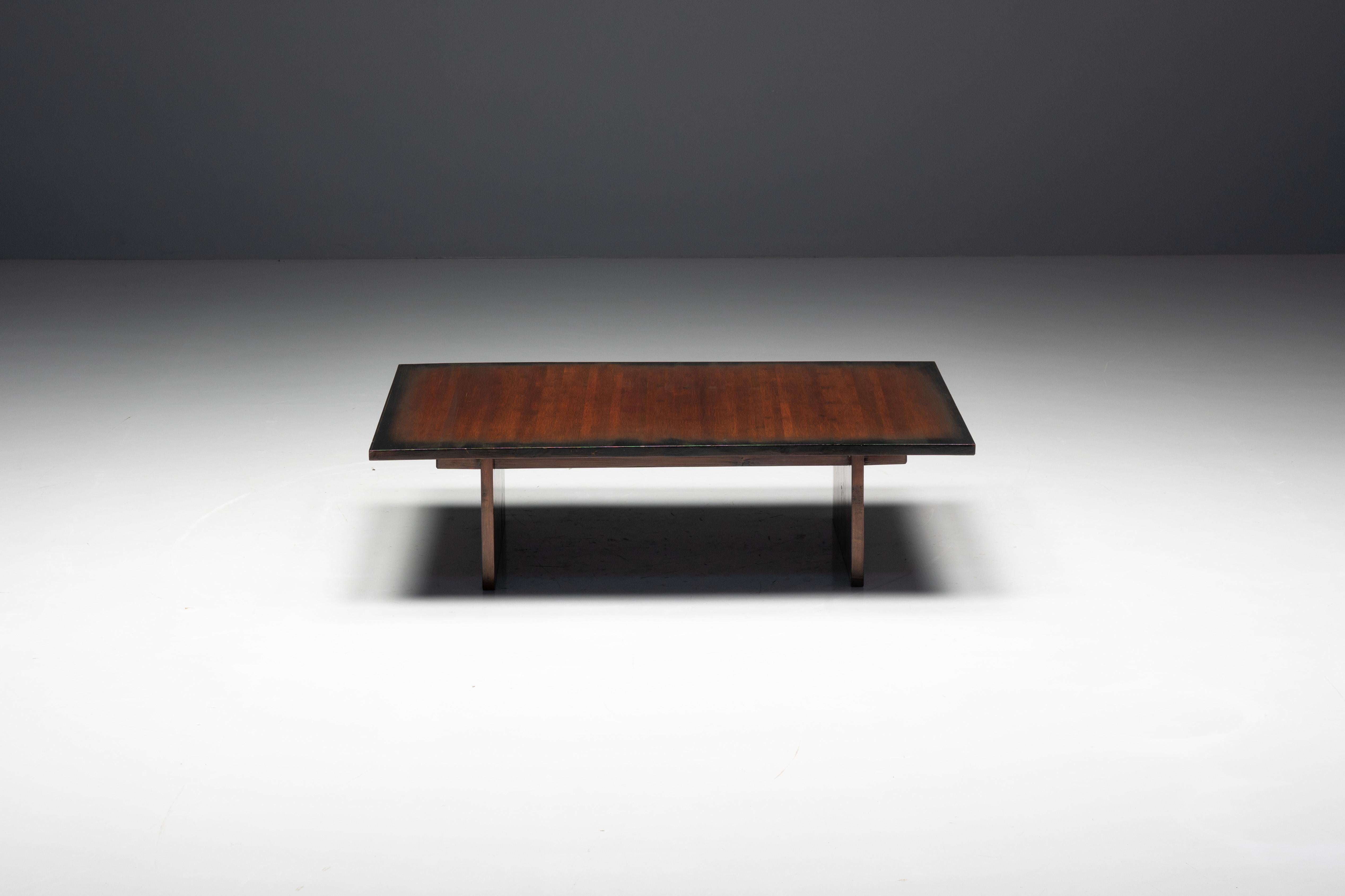 Bamboo Coffee Table by Axel Vervoordt, Belgium, 1980s 1