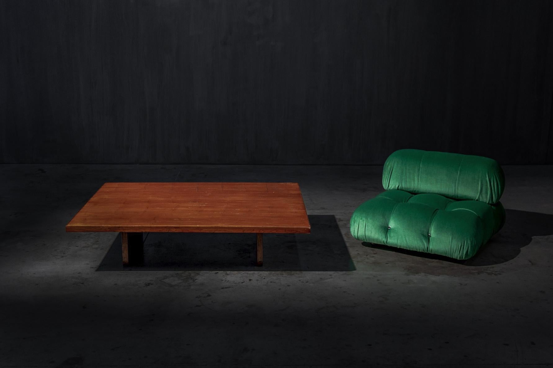 Couchtisch aus Bambus von Axel Vervoordt, Belgien, 1980er Jahre (Moderne der Mitte des Jahrhunderts) im Angebot