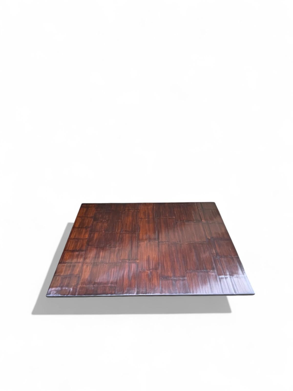 Mid-Century Modern Bamboo Coffee Table by Axel Vervoordt; Belgium